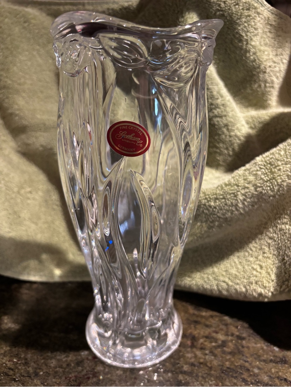 Gorham Full Lead Crystal Vase